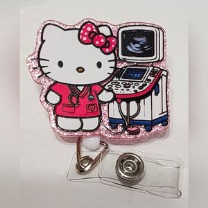 Badge Ultrasound Tech Nurse Medical OBGYN ID Holder‎